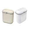 Hanging Trash Can with Lid 12L Waste Bin for Cupboard Counter Top Liveroom
