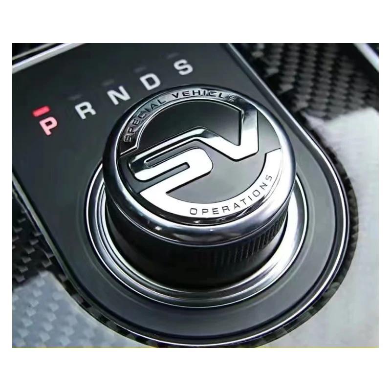 Car Interior Gear Console Cover Emblem Badge Stickers Accessory For Jaguar X S F XF XE XJ XK XEL XFL XJL XJ6 XJS XKR XFR F-Type PP20