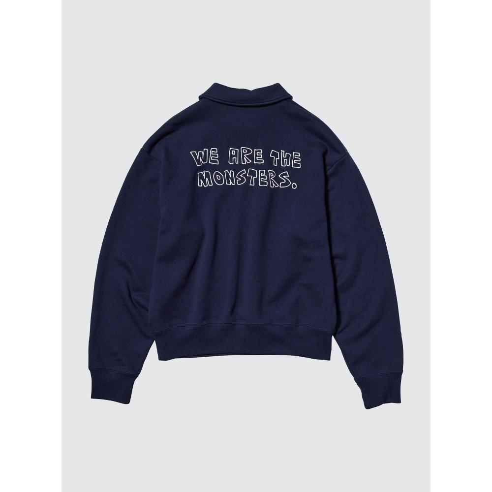Uniqlo Pop Mart Half Zip Sweatshirt D
