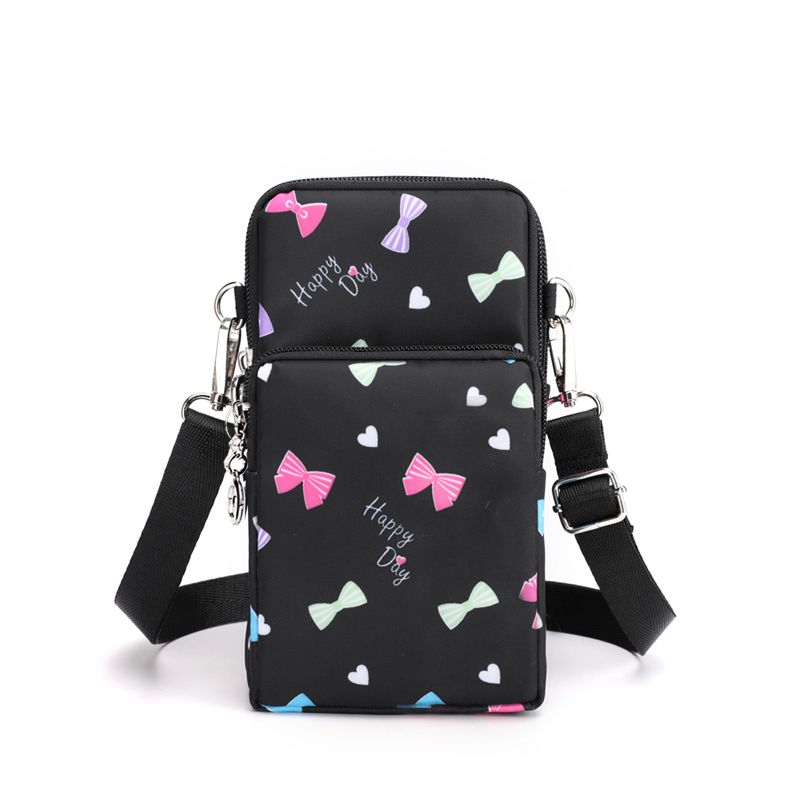 

2024 Новинка Сумка для мобильного телефона Женская сумка кроссбоди Мини-сумка Держатель для телефона Маленькая наплечная сумка Холтер Портативный кошелек-браслет для монет 6156 small size Butterfly Flower