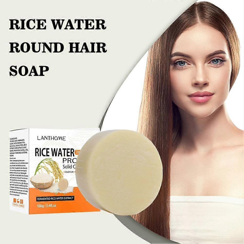 Reiswasser Runde Haarpflege Seife 100g