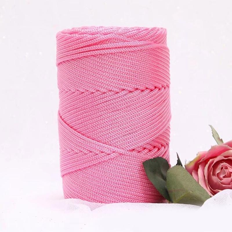 Fio Adicional de Polipropileno Centro Vazio Fio para Artesanato Substância Macia Ventilada Para Tricô Crochê Uso Constante