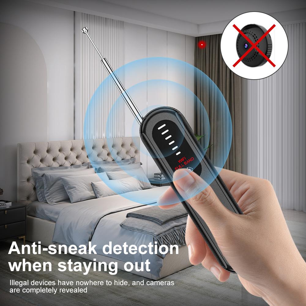 Multi Purpose Detector, GPS/WIFI/Camera/Eavesdropping Detector, Wireless Alarm Detector