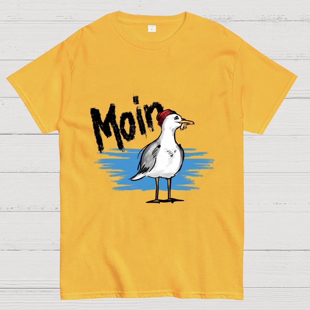 Moin Unisex 100% Cotton Summer Casual Cool Loose T-Shirt