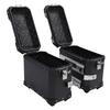 2PCS Motorcycle Side Box 35L Large Capacity Aluminum Alloy Hard Saddlebag with   Lock and Handle Replacement for  