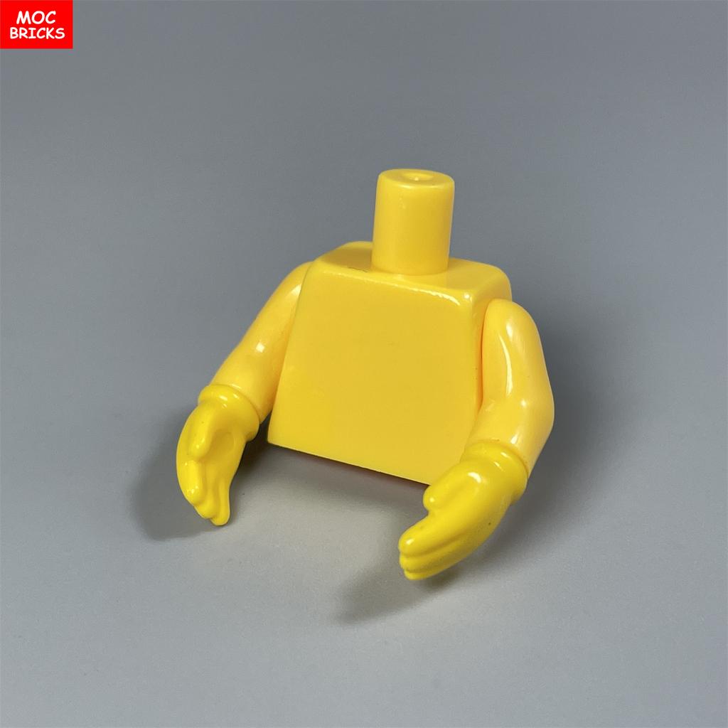 MOC Blocks Yellow Hands Arms Hold Infant Infant 4CM Figure Body Wear Accessories Assembled Construction Bricks Toy Children Plastic Material Doll