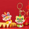 Resin Snake Year Keychain Blessing Chinese New Year Pendant Lucky Snake Key Ring  Friends