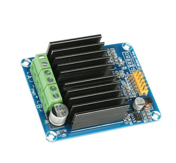 High-Power 30A Dual-Channel H-Bridge Motor Driver Module with Strong Braking.