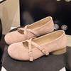 Fashion Women Heeled Shoes Spring Elegant Loafers Shoes Shallow Casual Woman Sandals 2025 Designer Lolita Pumps Fashion Chaussure Femme