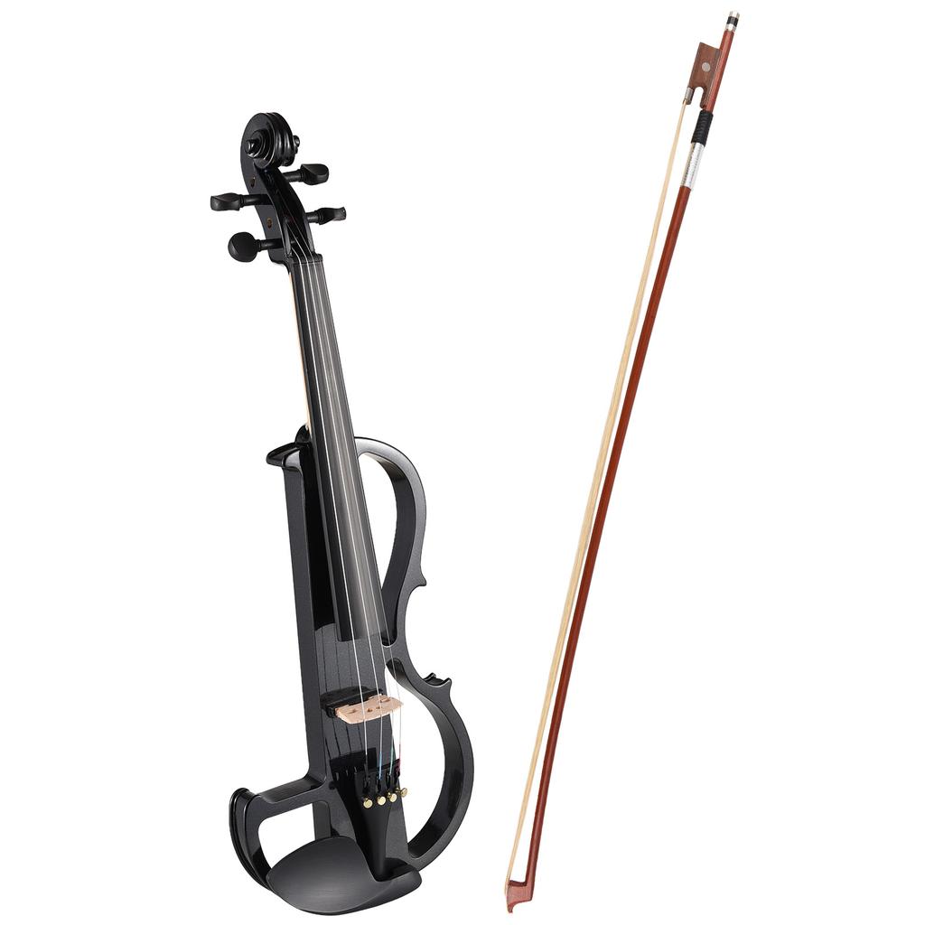 4 4 Violin Full Size Set Professional Silent Electric Violin for Beginners Students School Learners Electric Violin