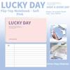Horizontal Notepad Hard Cover Vocabulary Book  for Jotting Down Vocabulary Words Daily To Do Lists
