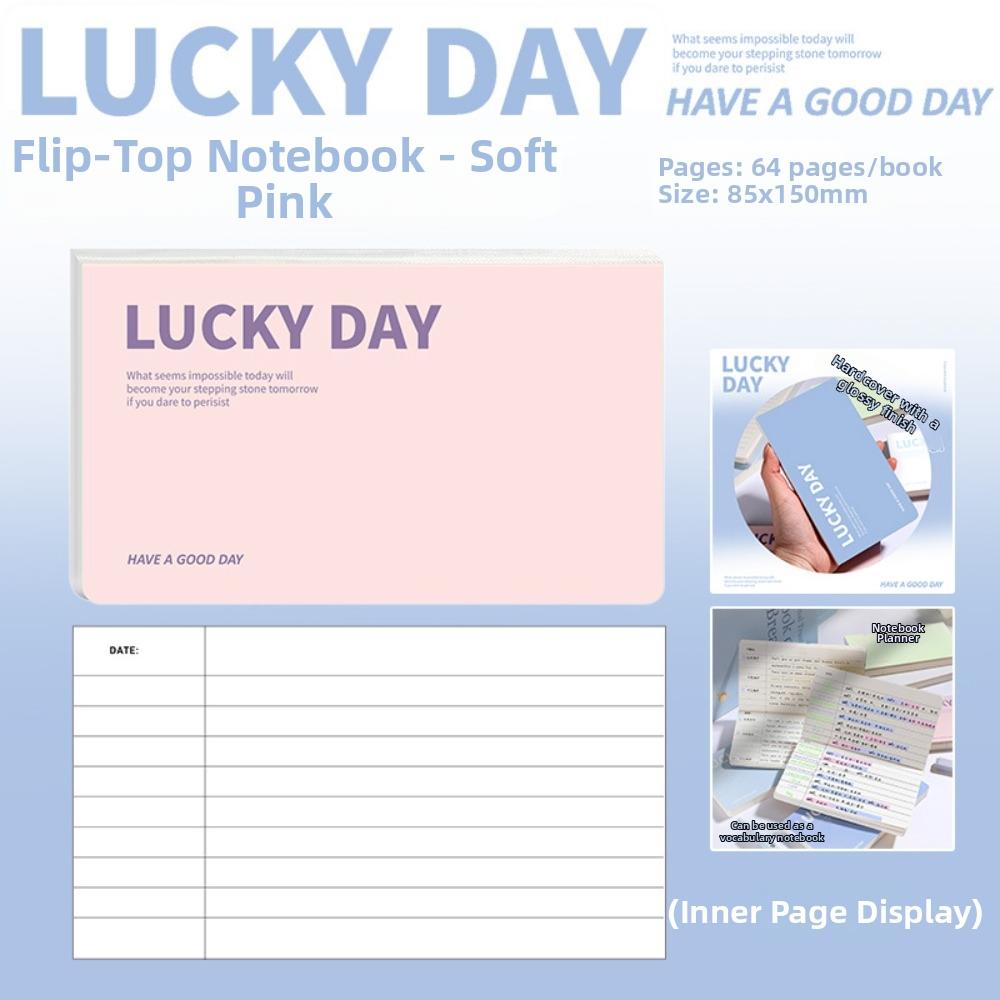 Horizontal Notepad Hard Cover Vocabulary Book  for Jotting Down Vocabulary Words Daily To Do Lists