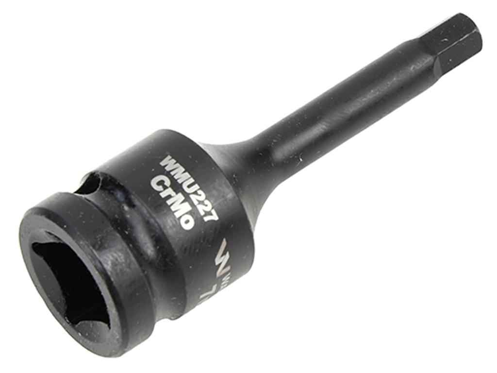 Impact socket 1/2", 7mm hex H7 made of CrMo steel, Waryński