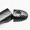 For Proton Gen-2 2004-2012 Car Door Handle Cover,black Carbon Fiber Pattern Cover Trim 2005 2006 2007 2008 2009 2010 2011