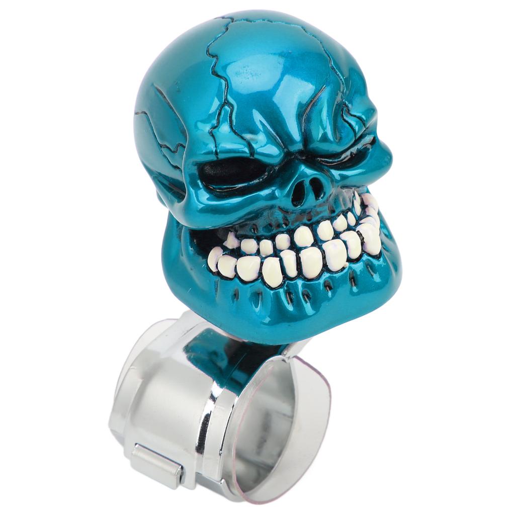 Skull Steering Wheel Knob Spinner Suicide Power Handle for Cars Trucks Tractors BoatsBlue