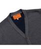 Prodeshirt Vintage Two-Tone V-Neck Cardigan (Gray)