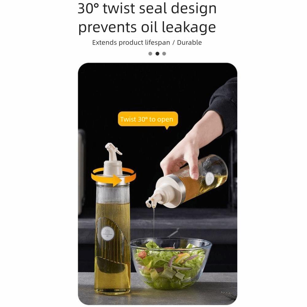 Leak Proof Cooking Oil Pot No-drip Pourers Olive Oil Dispenser Liquid Seasoning Bottle  Restaurant