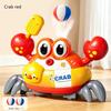 Kids Electric Crab Move Interactive Toy with Music and Lighting Education for 18 Months Development Children Birthday Gift