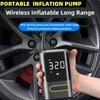 Mini Portable Handheld Electric Air Pump for Car Bicycle Tire Inflator Wireless Charging Digital Display Mounted Air Compressor