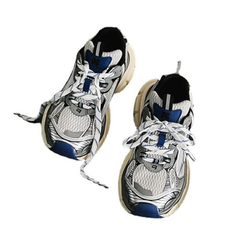 Daddy shoes women's trendy new thick-soled heightening sports and leisure shoes retro lace-up women's shoes