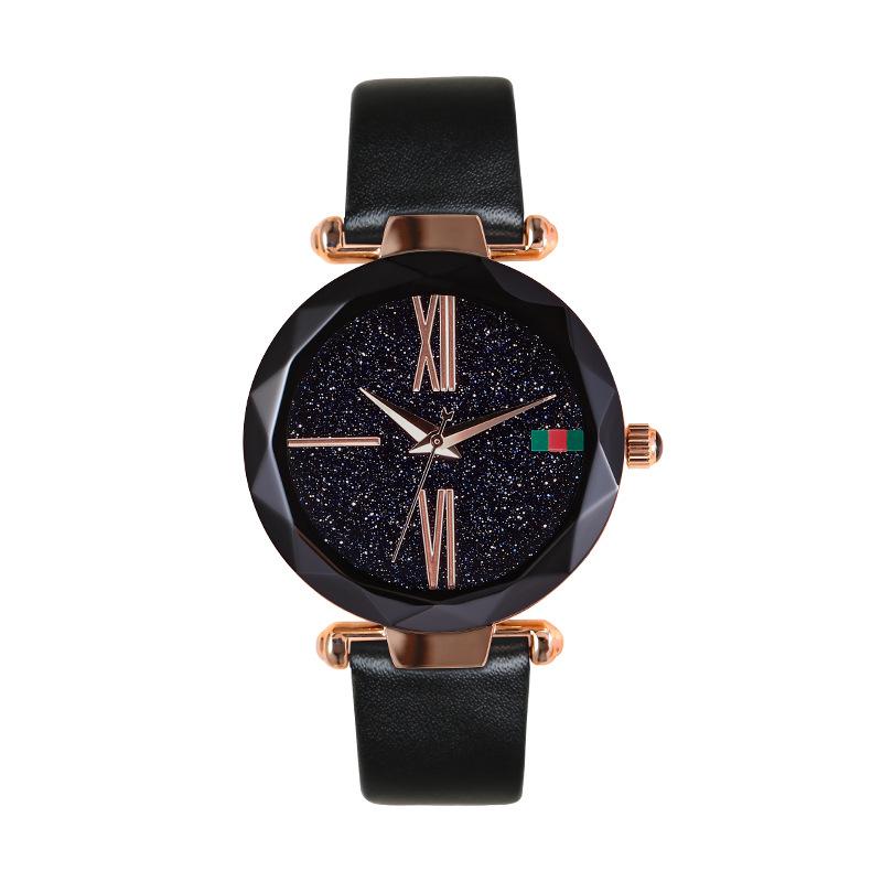 

Маленькие свежие кожаные женские часы с ремешком в модном холодном стиле кварцевые часы