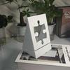 Sturdy Plastic Puzzle Poster Box Lid Holder, 1Pc Collectible Puzzle Themed Display Stand
