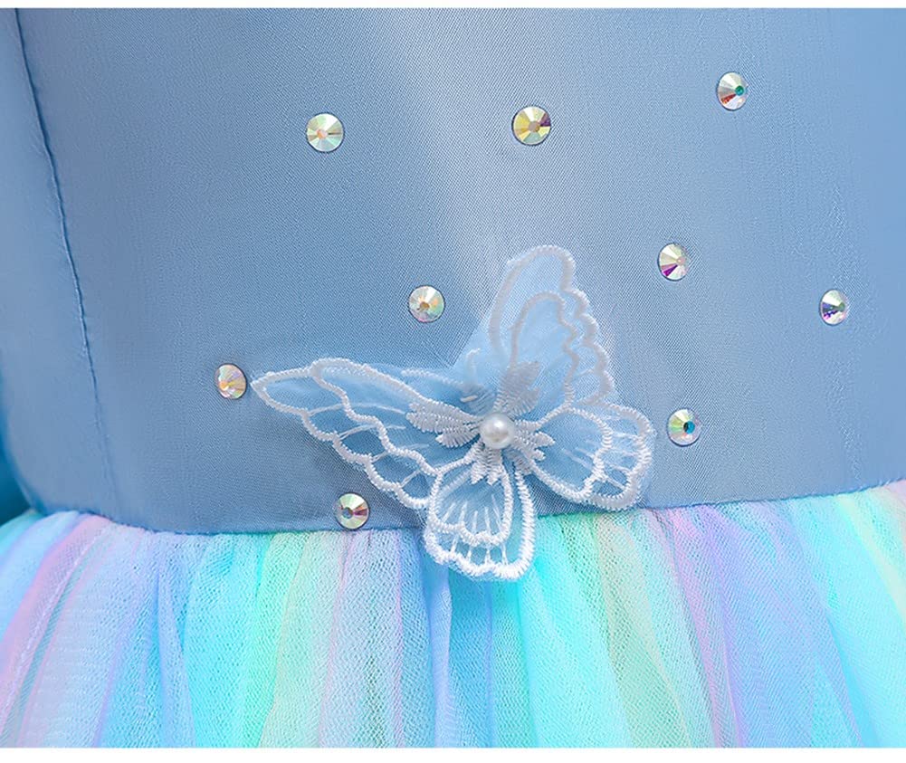 Princess Dress for Kids Princess One Long Fancy Birthday Heart Magic Gloves Included [PETLILY] Kids, Cosplay, Costume, Piece, Dress, Girls, Halloween,