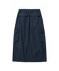 Nice Ghost Club Cotton Washed Parachute Skirt_Navy(Ng2Dffpa91A)