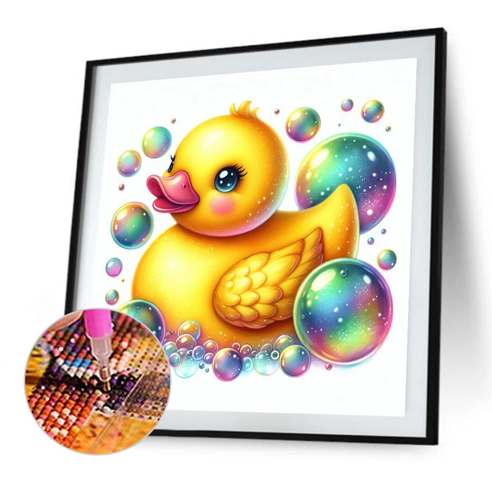 

5D DIY Full Round Drill Partial AB Diamond Painting Duck Kit Art Decor Craft *Z