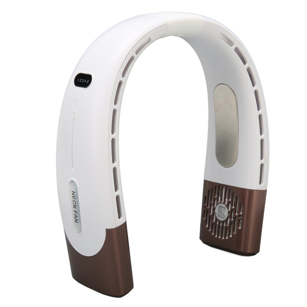 Neck Fan Portable USB Rechargble Strong Wind Wrable Hands Bladeless Cooler for Travel Outdoor