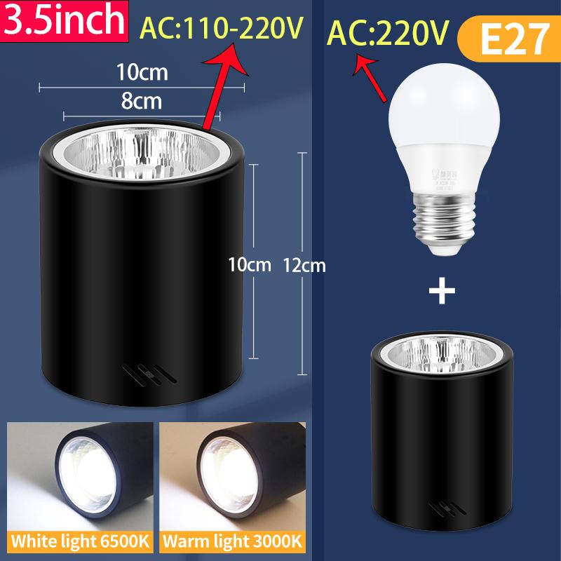 LED Stropní svítidlo 110V 220V Bodové světlo Dárek Žárovka E27 Šroubovací ústí PRO Pokoj Kuchyň Obývací skříně Veranda