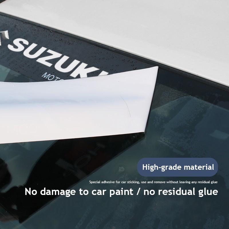 Car Front Rear Windshield Decoration Sticker For Suzuki Jimny Swift Samurai Vitara SX4 Alto Kaiser Ingnis DZire Swace Across