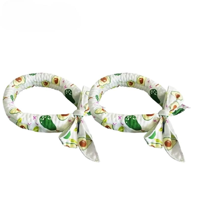 Adjustable Summer Cartoon Pet Ice Scarf Cooling for Cats and Dogs Japanese Korean Style Reusable Neck Wrap
