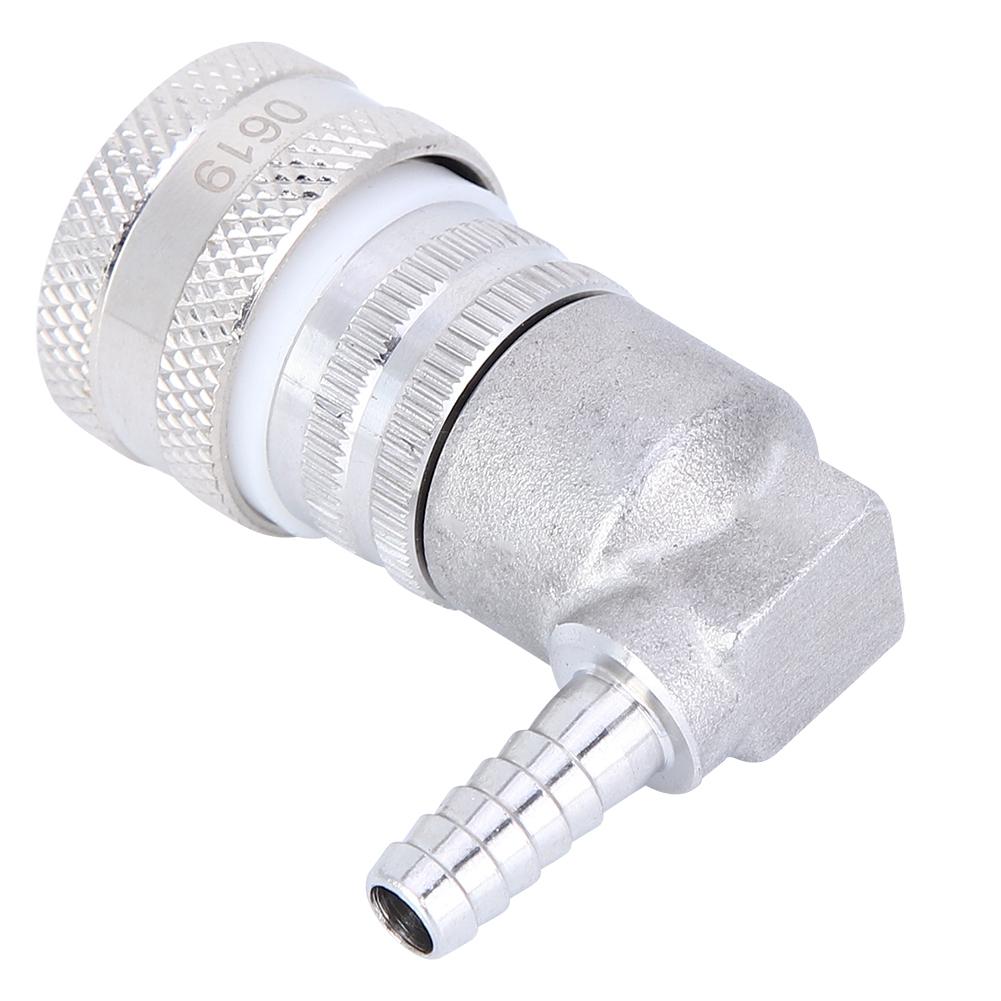 Homebrew Beer Stainless Steel Ball Lock Beer Keg Coupler Gas Quick Connector Dispenser