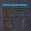 Gradient Matcha Side Printed Keycaps PBT Double Shot Shine Through Keycaps OEM Profile 135 Keys for MX Switches Gaming Keyboards