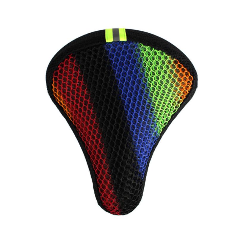 Saddle Cover 3D Mountain Bike Thick Breathable Super Soft Bicycle Seat Cushion Silicone Sponge Gel Bike Seat Bicycle Accessories