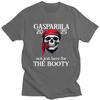 Custom Gasparilla Pirate Skull T Shirts Men Pure Cotton Tees Tshirts Casual Tshirt Clothing
