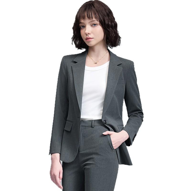 2025 Autumn/Winter Women's Korean-Style Tailored Commuter Suit Set: Elegant, Waist-Slimming, OL Fashion