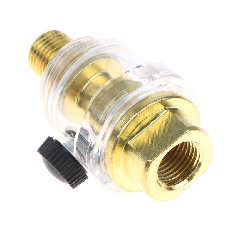 1/4" NPT Mini-Inline-Öler Schmierer für Pneumatikwerkzeug Schmierer Öler Luftkompressoren Rohrreparatur Automatische Schmierung