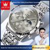Oliss Men's Multifunctional Luminous Chronograph Watch - Celebrity Endorsed, Waterproof Quartz