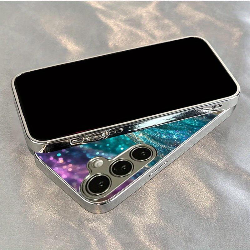Electroplated Gold New Phone Case for Samsung Galaxy S26 Ultra S25 Plus S24 S23 S22 Fe Tempered Glass Artistic Texture Patterns