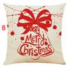 Christmas Pillow Cover Cotton Linen Cushion Cover Home Decoration Sofa Pillow Cover 45 * 45cm