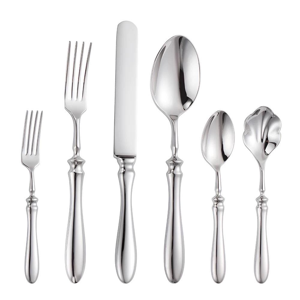 Ensemble de couteaux et fourchettes à steak en acier inoxydable 304: Vaisselle occidentale solide et épaissie pour restaurants et hôtels