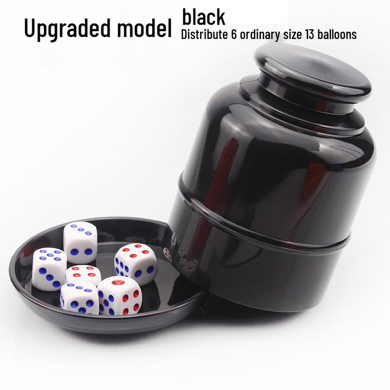 Durable Plastic Party Dice Cup Set with Color Cups and Holder