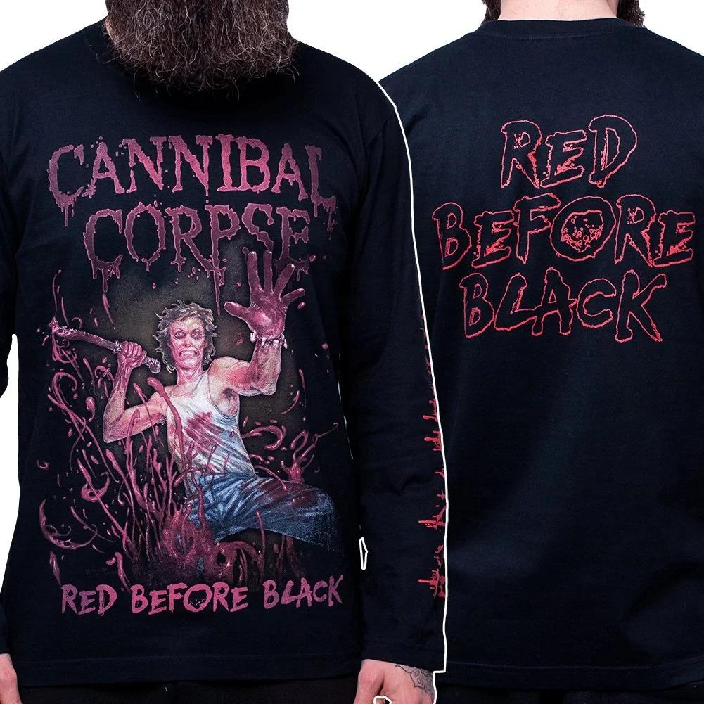 Camiseta Unisex con Estampado de Póster de Álbum de la Banda de Death Metal Cannibal Corpse Nueva de Verano Holgada Estilo Harajuku Cuello Redondo 100% Algodón