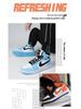 Fleece-Lined AJ Men's and Women's High-Top Sneakers, Dunk & Air Force One Sports Basketball Shoes