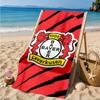 Bayer Football Club Printed Microfiber Beach Towel, Soft And Absorbent, Quick-Dry, Ideal for Summer Travel, Beach Essential, Swimming Pool