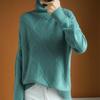 Chic High-Neck 3D Diamond Knitwear for Women - Spring/Autumn 2026 Design