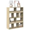 Vidaxl Regał, Dąb Sonoma, 100X33X125,5 Cm, Materiał Drewnopochodny