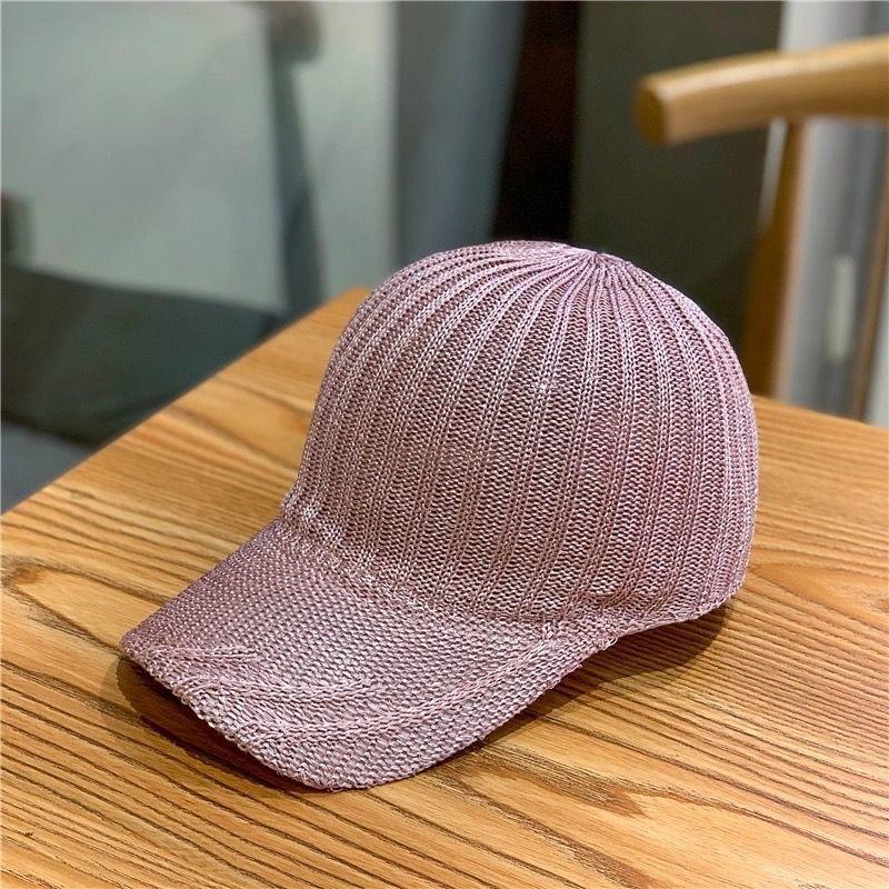 Women's summer baseball cap with hollow-out rhinestones, versatile duckbill cap, Korean style trendy casual sun hat, breathable mesh sun hat